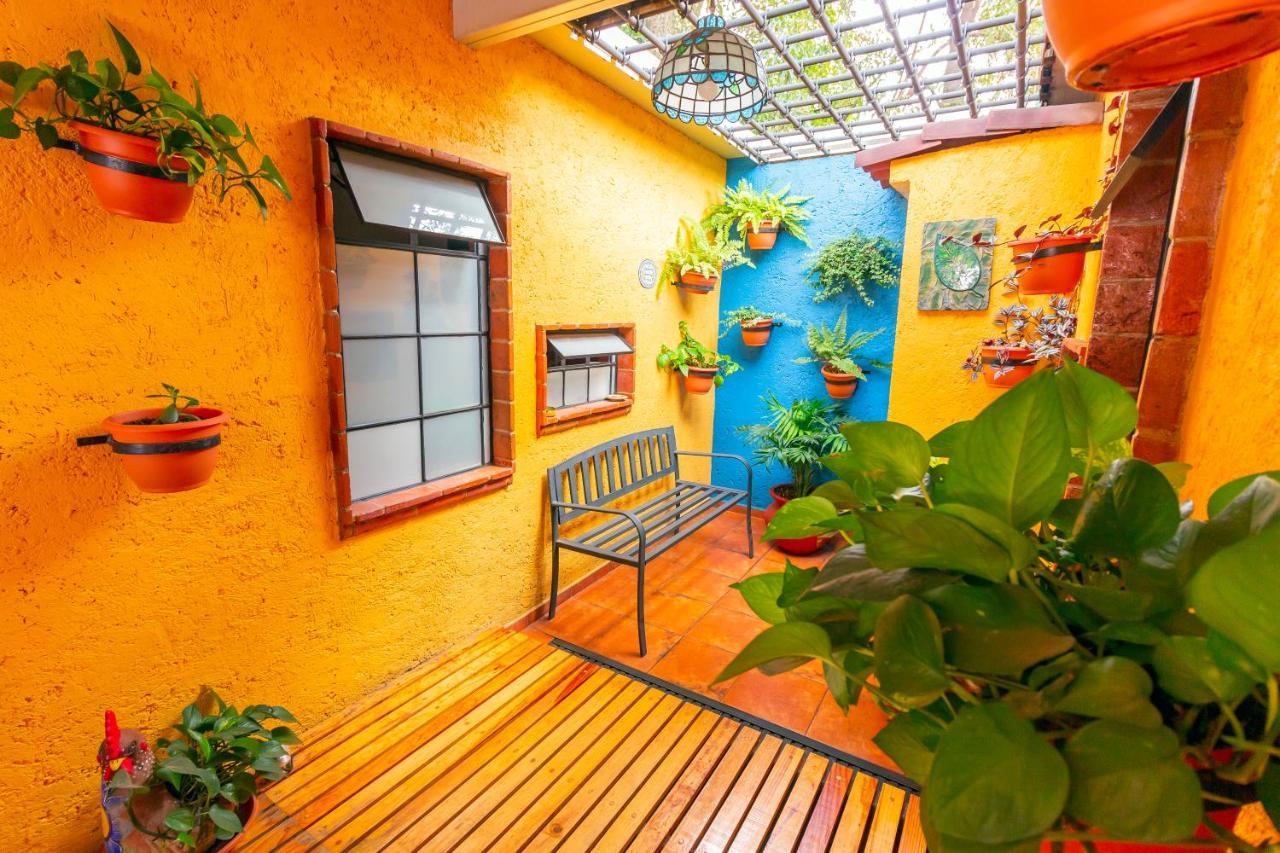 مدينة مكسيكو Mex Suites Casa Azul B&B المظهر الخارجي الصورة